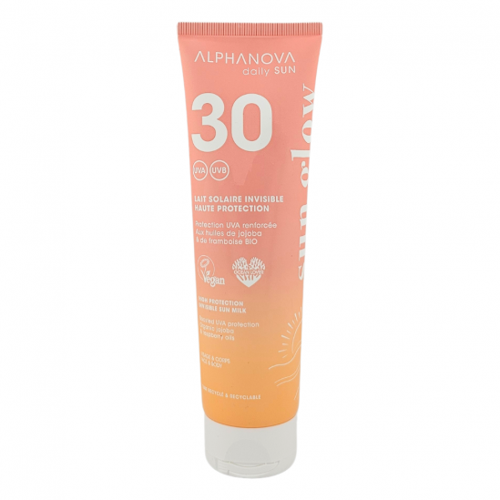 ALPHANOVA Lait Solaire Invisible SPF30 150ml