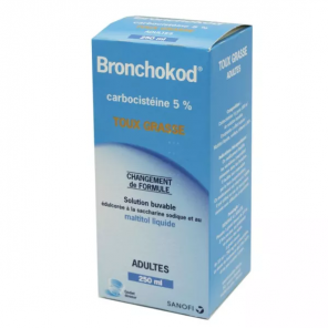 BRONCHOKOD GE SIROP AD 5 SS SUCRE 250ML
