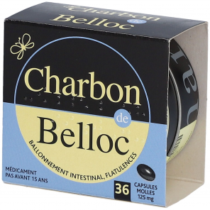 BELLOC Charbon Capsules boite de 36