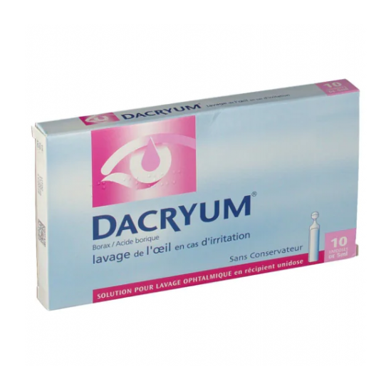 DACRYUM SOL LAVAGE DOSES BTE 10