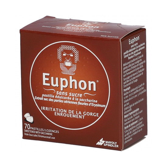 EUPHON PAST SS SUCRE BTE 70