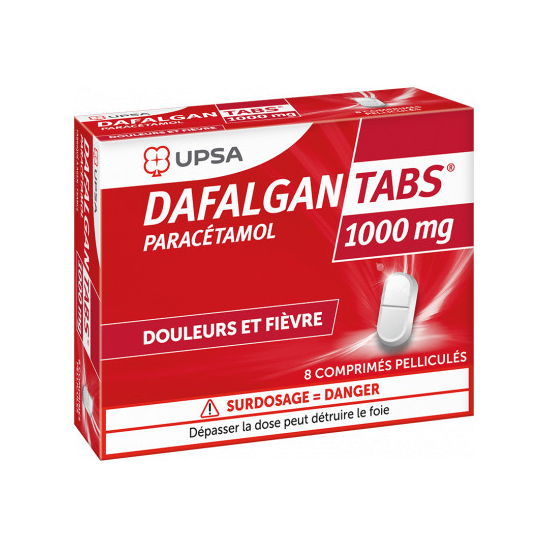 DAFALGANTABS 1 000MG CPR BTE 8