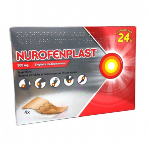 NUROFENPLAST 200MG EMPLATRE BTE 4