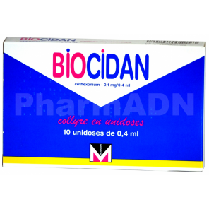 BIOCIDAN COLLYRE DOSE BTE 10
