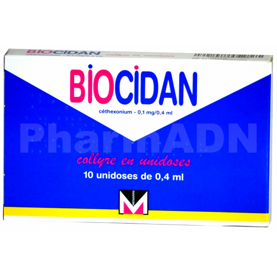 BIOCIDAN COLLYRE DOSE BTE 10