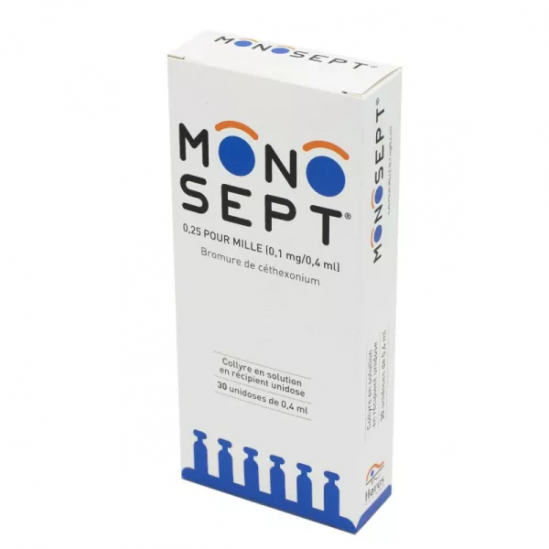 MONOSEPT 0.25PMIL COLLYRE DOSE BTE 30