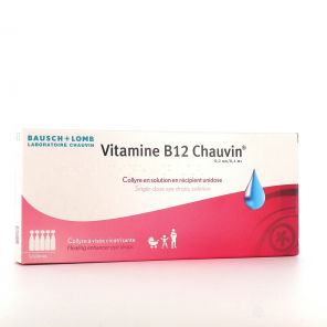 VITAMINE B12 Chauvin Collyre Doses boite de 10