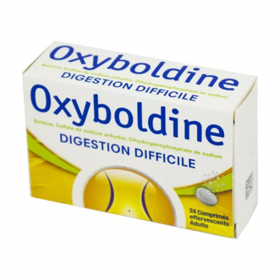 OXYBOLDINE Digestion Difficile Comprimés Effervescents boite de 24
