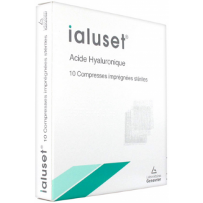 IALUSET VERT COMPRESSES IMPREG BTE 10